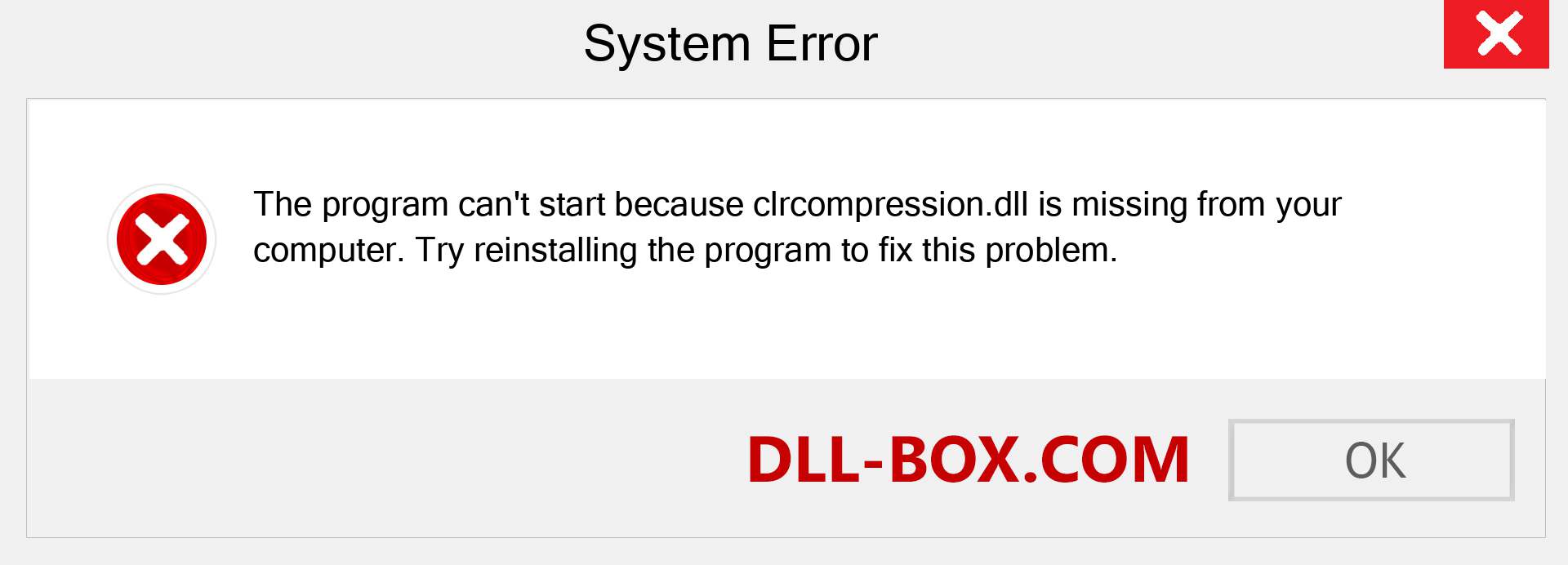  clrcompression.dll file is missing?. Download for Windows 7, 8, 10 - Fix  clrcompression dll Missing Error on Windows, photos, images